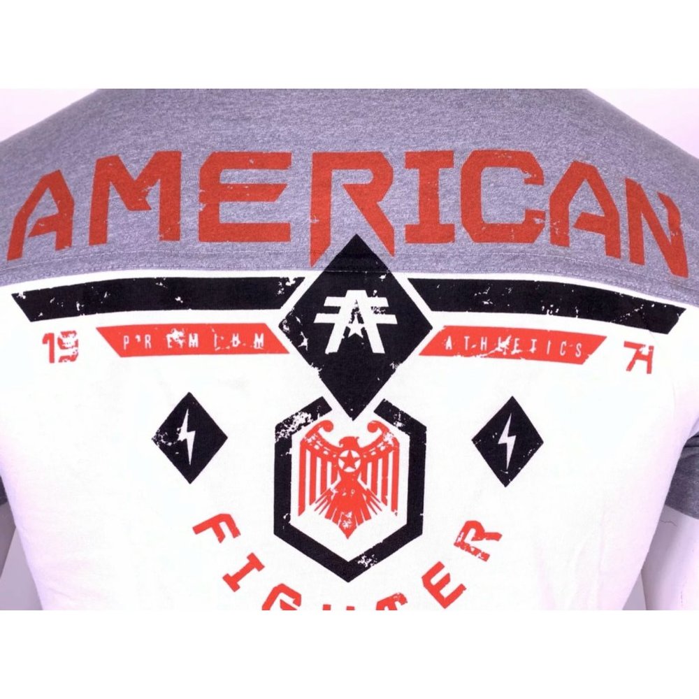 AMERICAN FIGHTER Men's T-Shirt S/S FAIRBANKS 50/50 - Picture 10 of 11